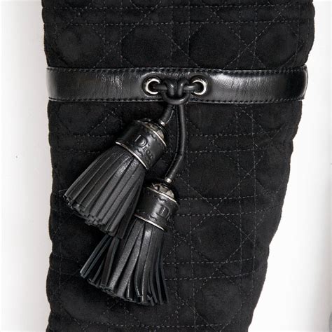 dior shearling boots|dior leather boots for women.